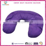 Purple color Corduroy Heat U-shaped Pack With Buckwheat or Wheat bag
