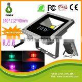 Promotional Outdoor Lamp Led Clolr Changing Slom Cob Led Floodlight Rgb 10w
