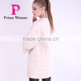 Spring New Product 2016 Medium And Long Women Clothes Round Collar Apparel Quality Choice thumbnail-4