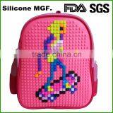 Novelty Fanny Diy Silicone Silicone Book Bag Kids School Backpack thumbnail-2