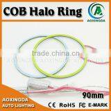 AC/DC 10~30V Car COB Led Angel Eyes Halo Ring Light Headlight