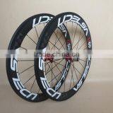18k Matte 700C UDELSA Carbon Wheels 60mm Deep Clincher Bicycle Road Wheelset thumbnail-1