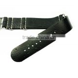 Elegant Italian Vintage Leather 24mm Nato Watch Straps