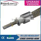 SpeedLight New Arrival R3 LED 40W 4800LM Car H3 LED Headlight Bulbs