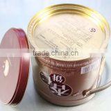 China-made round cookie tin cans / cookie tin / food tin can