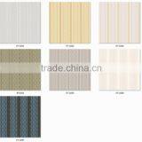 on Sale Deep Embossed Pvc Coated Wallpaper, Dark Blue Fashion Vertical Stripe Wall Decor for Residential , High End Wall Paper thumbnail-3