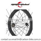 OEM Ultra Light New Designed Carbon Tubular Wheelset 700c Chinese Carbon Tubular 50mm Wheels With Novatec A271 Hub thumbnail-4