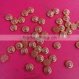 500pcs New Design Ceramic Gems Stone Nail Jewelry With Gold Metal Ring 3mm, 4mm thumbnail-4