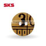 Laser Engraved Wooden Buttons With High Quality