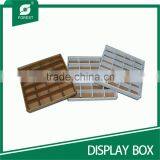 BROWN KRAFT PAPER DISPLAY BOX WITH PARTITION thumbnail-1