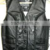 Men Motorcycle leather vest/Custom Fashion Mens Biker/Motorcycle Leather Vest/Leather Waistcoats/leather vest/