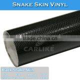 CARLIKE Waterproof Black Snake Skin Self Adhesive Sticker thumbnail-3