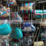 Metal With Stones Ladies Handbags From India thumbnail-1