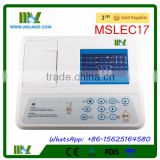 High Quality 3 Channel ECG Machine with 12 Leads (MSLEC17-4)