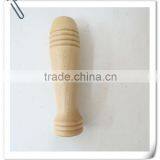 Beautiful maple wooden handle for decorativing