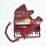 Personality Style Piano Telephone Set With Brown