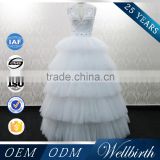 Good Quality Sex White Lace Evening Wedding Dress