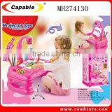 4 in 1 Projection Learning Desk Kids Learning Projector for Sale thumbnail-3