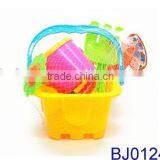 Beach Toys Deluxe Playset for Kids Plastic Bucket Sand Shovel Set thumbnail-1