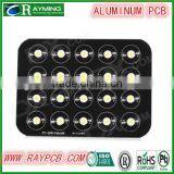 2 Layer Aluminum Pcb Bare Board for Led Light 1.6 mm Board Thickness Black Soder Mask