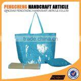 Color Beautiful Paper Straw Material Wearing a Silver Line Beach Bag thumbnail-1