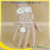 Gothic White Handmade Bridal Bracelet, Holy Bracelets thumbnail-2