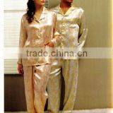 100% Silk Fleece Pajamas Suits thumbnail-5