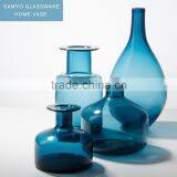 SAMYO Handcrafted Blue Fashion Vase Decoration Home Restaurant Hotel Usage thumbnail-1