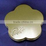 Lovely Flower Shape Gift Packaging Tin Box