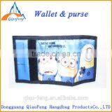 Factory Sale Cute Custom Three Folding Kids Wallet/Children Wallet/Children Purse/kids