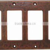Copper Toggle Switch Plate Cover