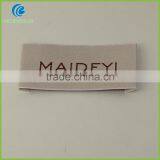 High Grade Custom Woven Labels For Clothing Center Folded Woven Tags thumbnail-2