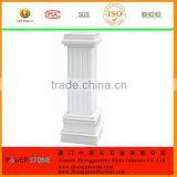 White Super Nanoglass Rome Carving Pillar