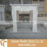 Hunan White Marble Fireplace thumbnail-1