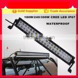 Waterproof IP 67 180W 300W 31.5 Inch 18000 Lumens 4X4 Led Lights Bar Car Roof Top Light