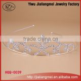 Hot selling queen hair tiara/ crown wedding bridal hair accessory