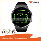 2016 New smart watch,smart phone watch,1.3" IPS HD screen,IOS and Android watch,Bluetooth mini SIM smart watch KW18