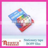 Adhesive Bopp Stationery Packing Tape With Dispenser for Office Usage
