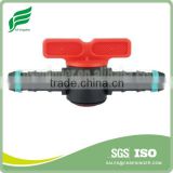 PE hose connect mini valves with ring for irrigation