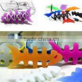 Fish Bone Silicone Earbud Cable Winder / Earphone Cord Winder / Cable Wire Organizer thumbnail-5