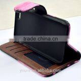 Pink Crocodile Pattern Top Grade Flip Wallet Leather Phone Case For Nokia Lumia 1030 With Plaid Pattern Lining thumbnail-5