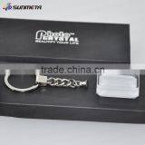 New Product China Manufacturer Sublimation Products Blank Crystal Key Chain thumbnail-5