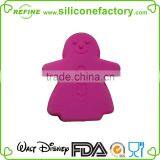 2015 Hot Selling Christmas Related Snowman Shaped Silicone Cake Molds thumbnail-1