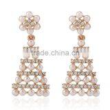 Pearls With Crystal Fashion Earring Designs New Model Earrings thumbnail-1