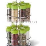 SINOGLASS 12 Jars Spice Rack Set thumbnail-1