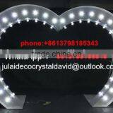 Whole Sale White Big Artificial Rose Flowers Arch for Wedding Garden Stage Backdrop Decoration thumbnail-1