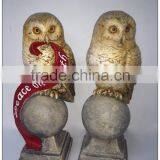 Decoration garden animal owl statues