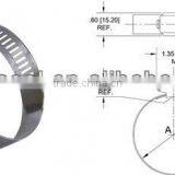 American Standard Worm Screw General Use Tube Clamps KB36SS