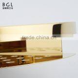 Shinning Style Bathroom Accessories Stainless Steel 304 Corner Basket for Bathroom Storage thumbnail-3