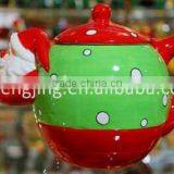 Ceramic Christmas Teapot